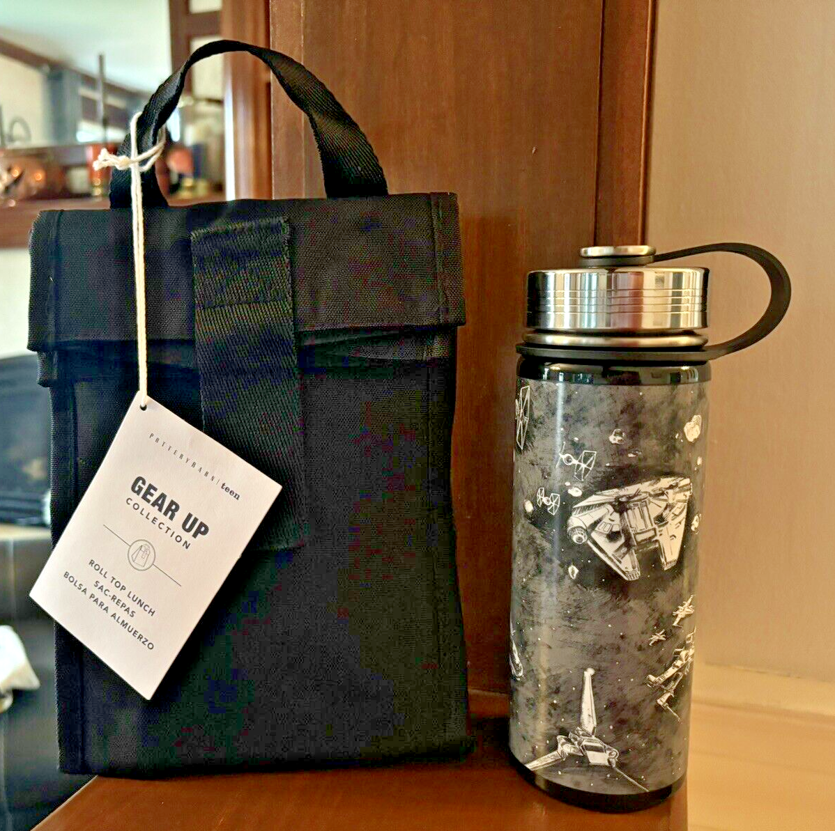 PONY Scuola Ceramica Fienile STAR WARS TRek Acqua +Pranzo Box Bag Set Solo Grogu ragazzo ? 