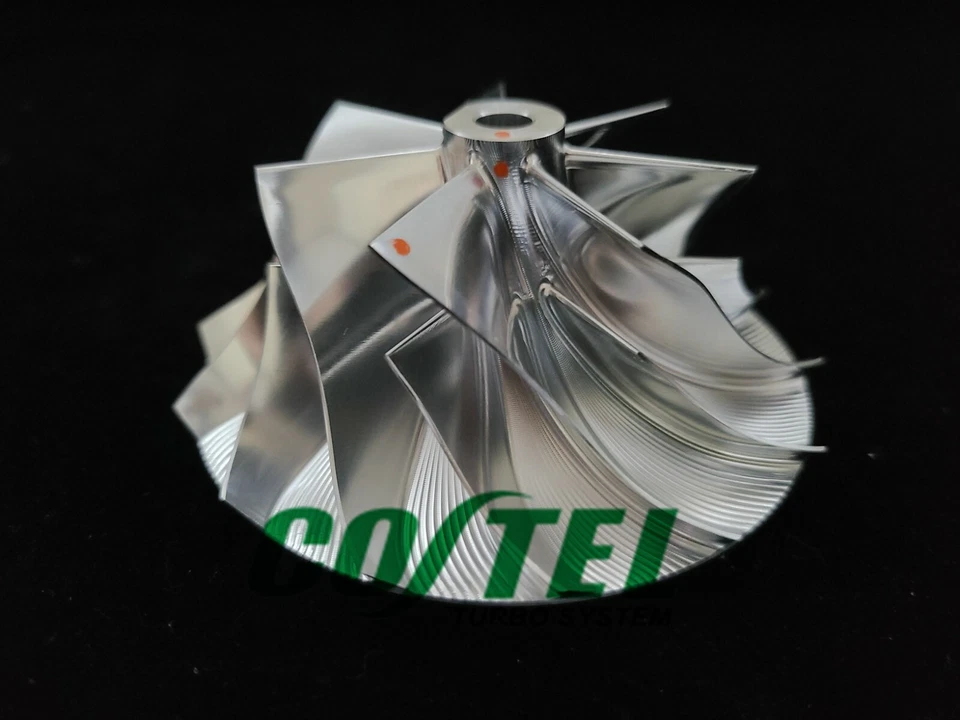 Rueda compresora Billet para 04.5-17 Dodge Ram 5.9L 6.7L HE351CW HE351VE HE300VG Foto 4 de 4