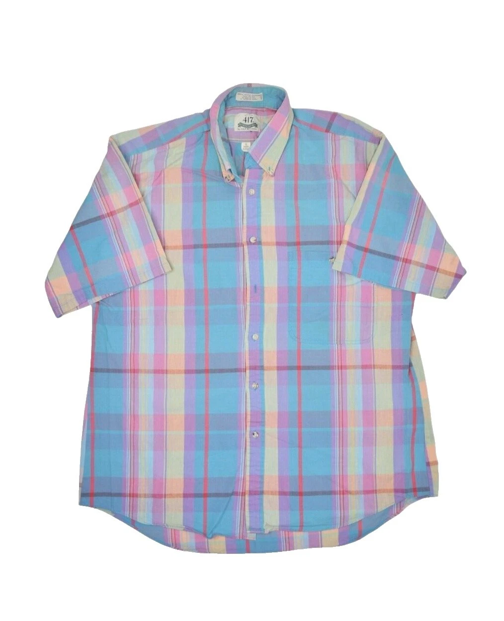 Multi-Color 1980s Vintage Casual Shirts for Men