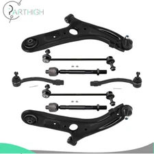 8x Front Control Arm and Ball Joint Tie Rod Sway Bar For 13-16 Hyundai Elantra