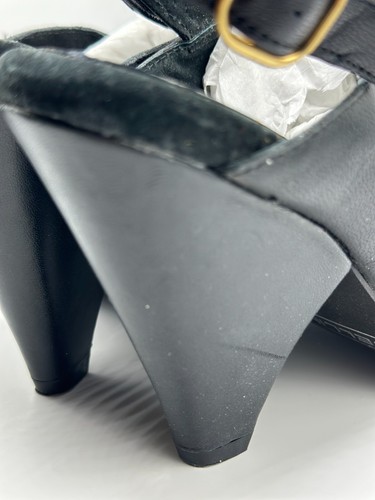 Women's Heels Size 7.5 M Black Bellini Pump Cone - Picture 5 of 8