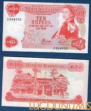 Ile Maurice – 10 Rupees 1967 Elisabeth II NEUF UNC – Mauritius
