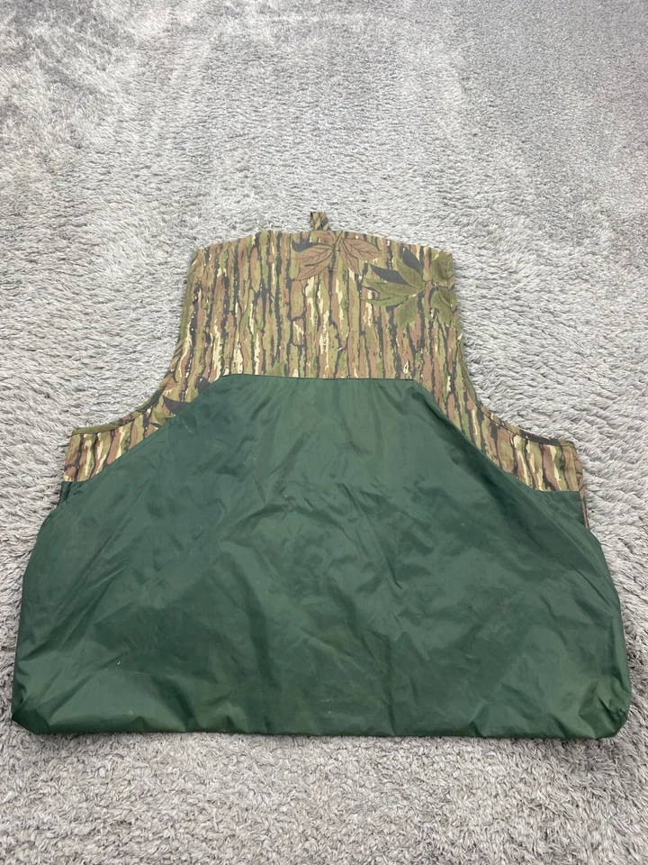 Vtg Sports Afield Vest Men XL Realtree Camo Duck Hunting Shotgun Shell Game Bag - Image 2 of 4