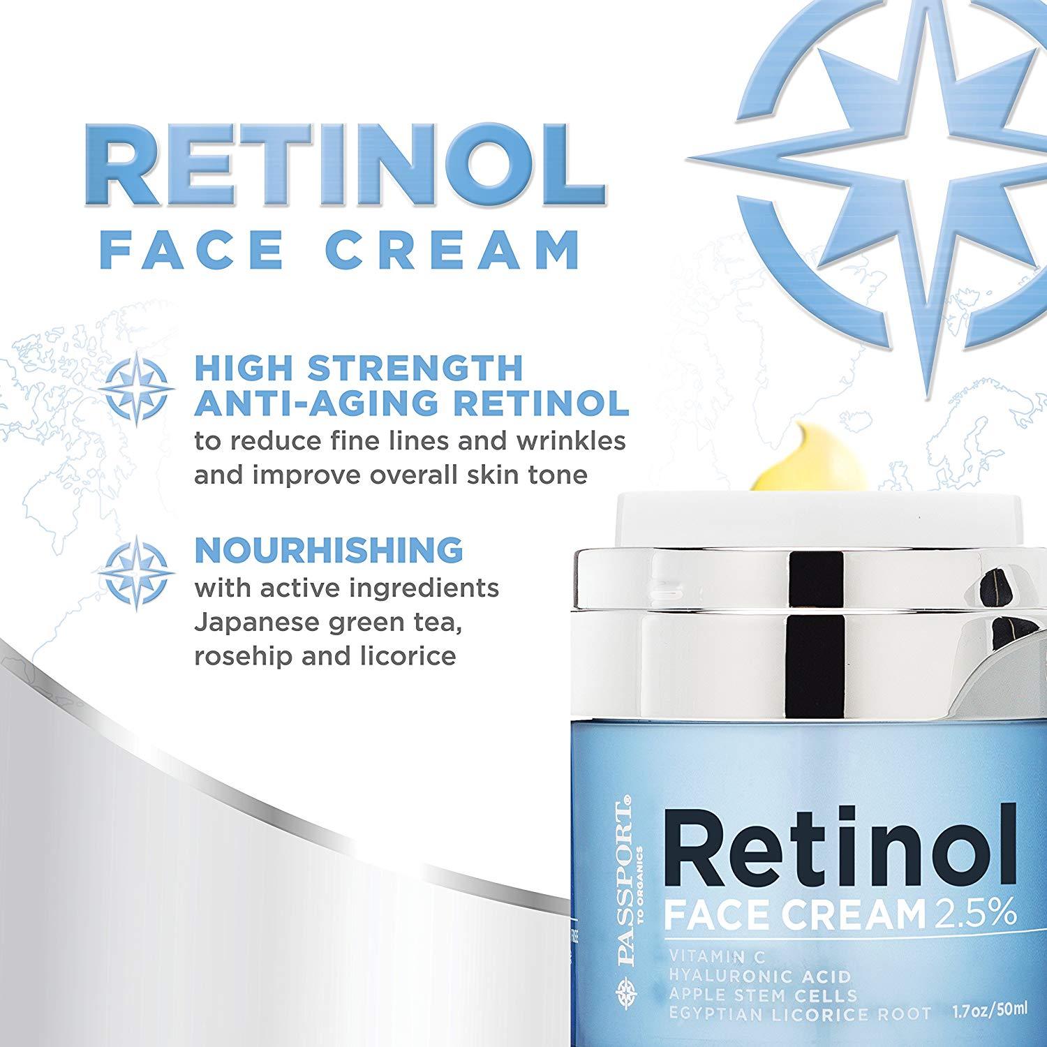 Passport to Organics Retinol 2.5 High Potency AntiAging Cream eBay