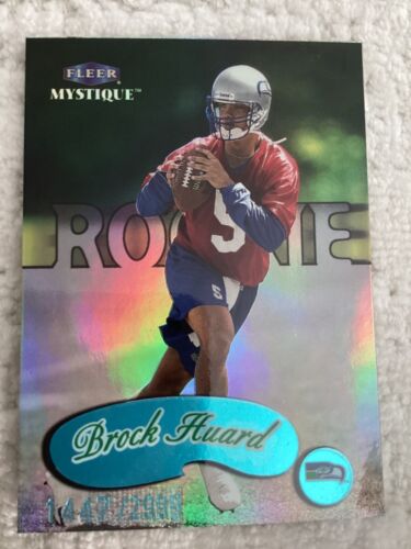 1999 Fleer Mystique /2999 Brock Huard #130 Rookie Card RC Seahawks - Afbeelding 1 van 2