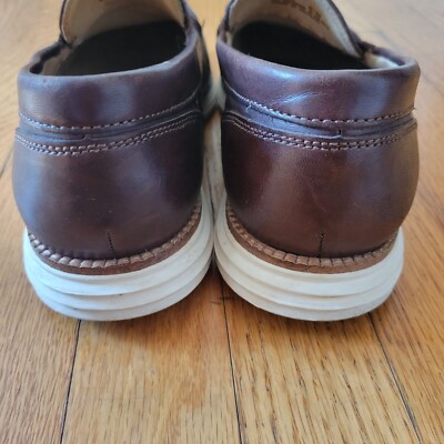 Cole Haan 8M Brown Leather Loafers Horsebit Dress Shoes  display picture 2