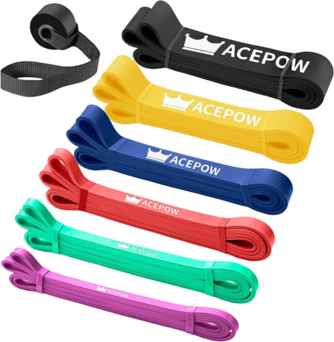Pull up Assistance Bands Resistance Bands Set of 6 with Door Anchor for Men &
