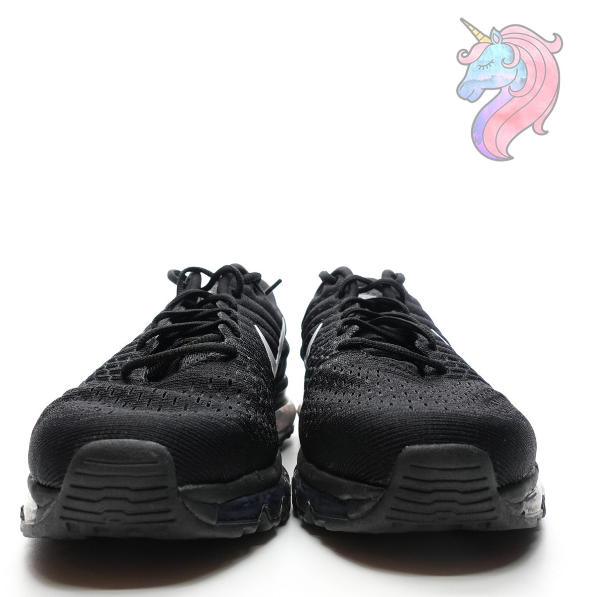 Nike Air Max 2017 Black White Anthracite Running Shoes  display picture 3