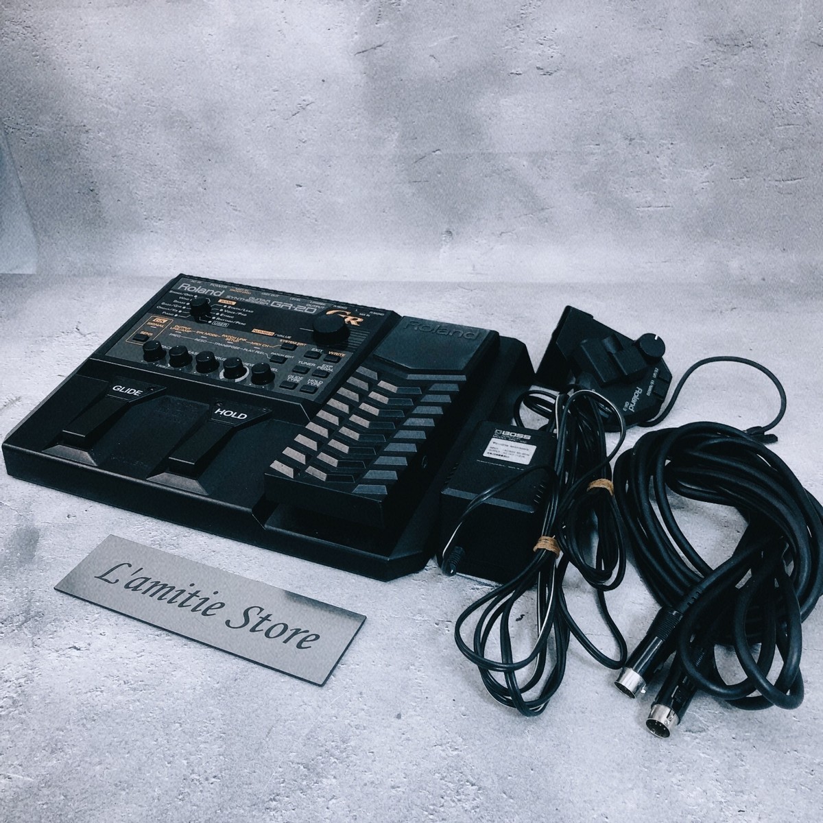 【美品】GK-3付属 Roland ローランド GR-20 ギターシンセサイザー Roland GR-20 Guitar Synthesizer with GK-3 Divided Pickup