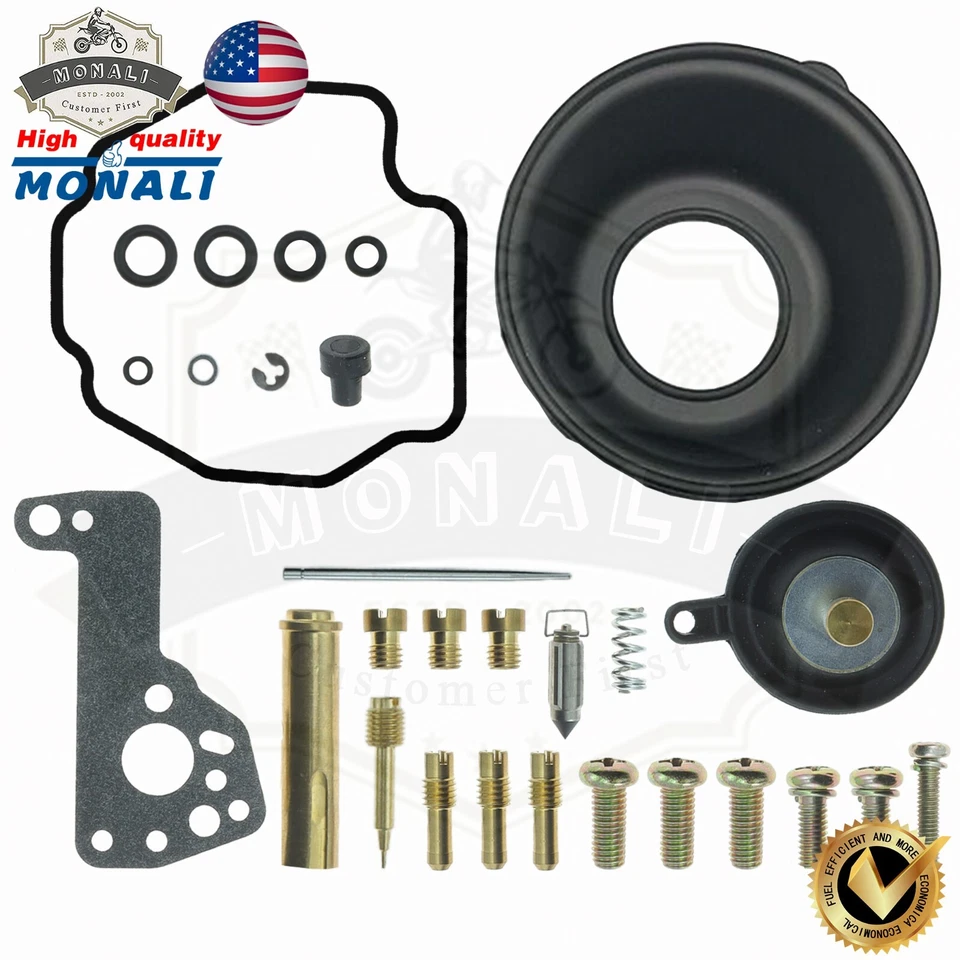 For Yamaha VMX1200 XVZ1300 VMX 1200 XVZ 1300 4X Carburetor Repair Rebuild Kit-US - Image 2 of 4
