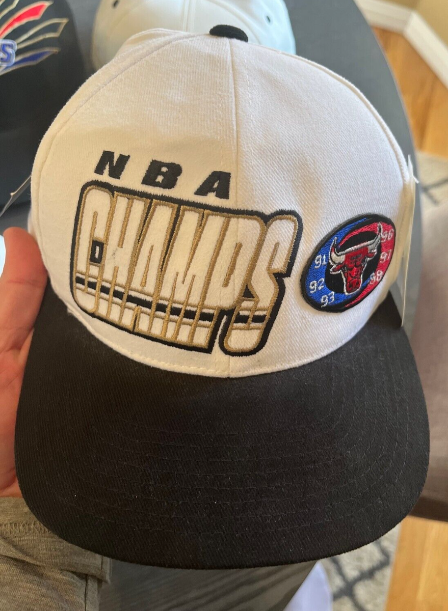 Vintage Chicago Bulls Championship Hat Collection (8) NBA Finals