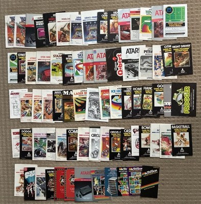 Atari 2600 manual lot - you pick