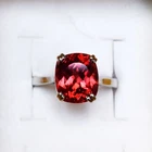 8 CT Natural Padparadscha Sapphire Ring 925 Sterling Silver Handmade Jewellery