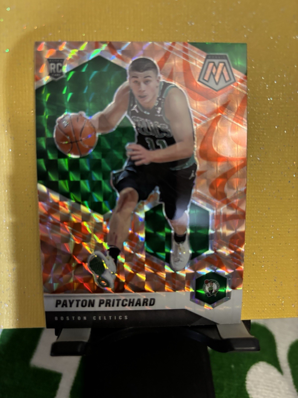 2020-21 Panini Mosaic - Rookie Payton Pritchard #210 Red Mosaic Prizm (RC)