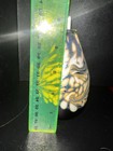 Maytum Studio Art Glass Oil Lamp Iridescent Vessel Vintage Signed 1984 — photo 10