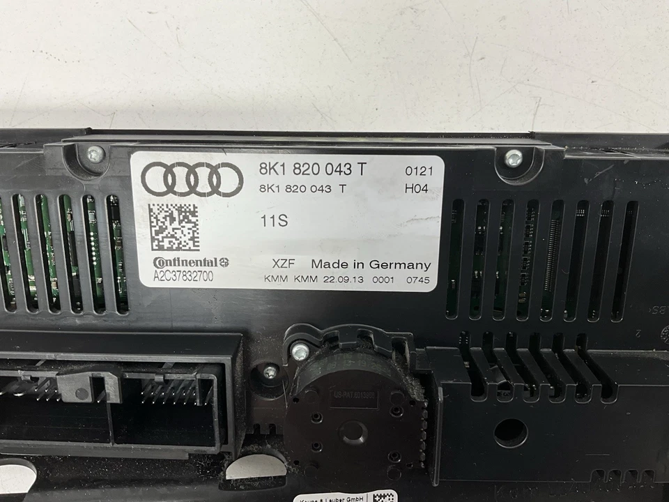 Audi Q5 2014 calefacción aire acondicionado control de temperatura panel interruptor 8K1820043T OEM Foto 4 de 4