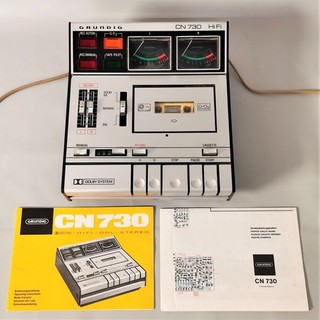 Vintage Grundig CN 730 Hi Fi Cassette Recorder Manual Wiring Diagram 1974/75