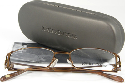 Jones New York 1462 Brown Metall Brille Brillengestell 50-17-135 Neu