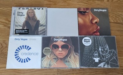 6 x DIRTY VEGAS - walk into the sun + ghosts + simple things + days go  -   CD s