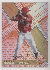 2019 Panini Elite Extra Edition Aspirations Orange 41/100 Nick Quintana #47 0c6