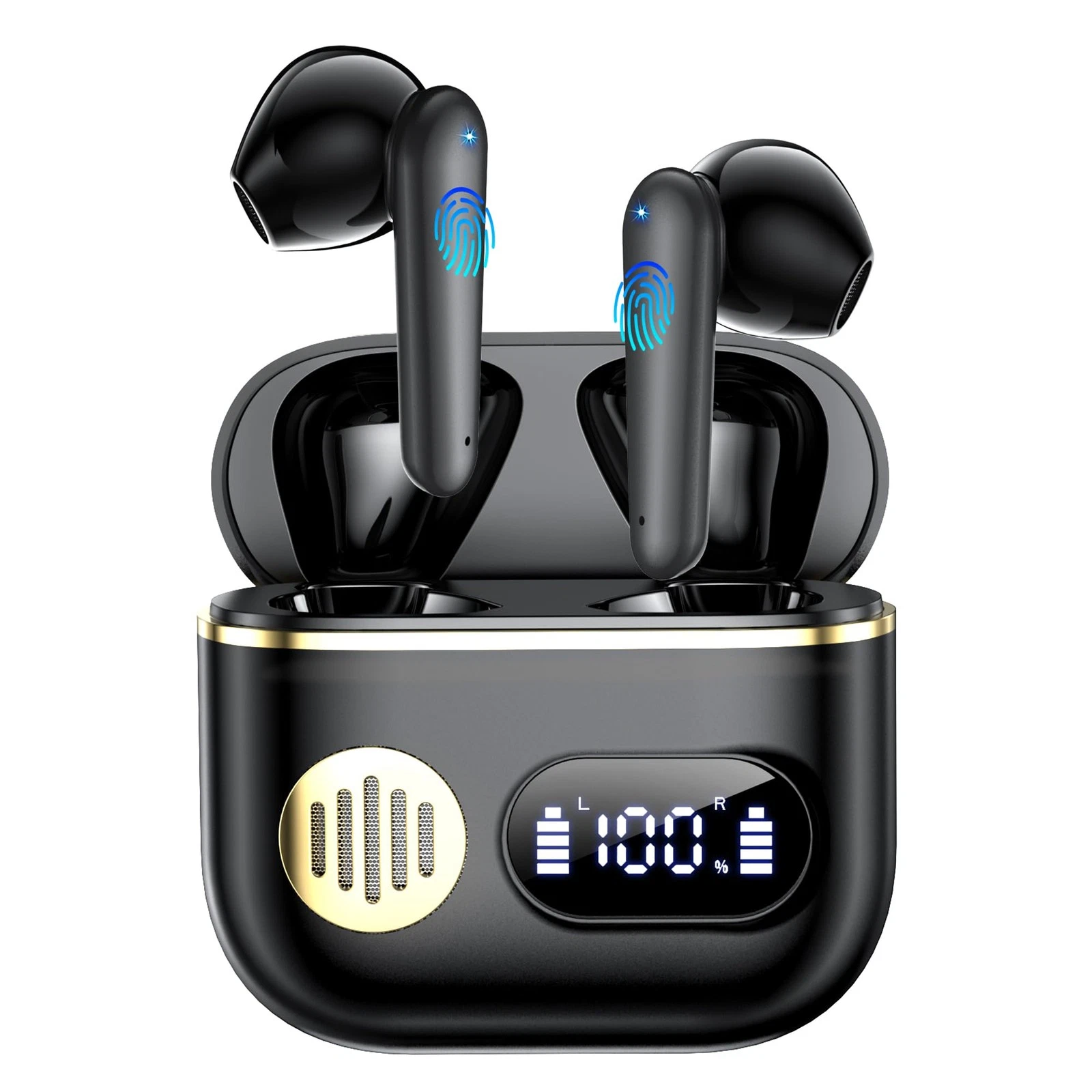 Wireless Earbuds, Bluetooth 6.1 Headphones Bass Stereo, 2026 Bluetooth Earbud...