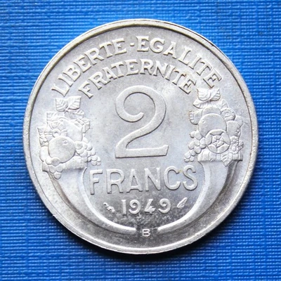 2 Francs Morlon Aluminium - 1949 B (SPL) - Photo 1/2