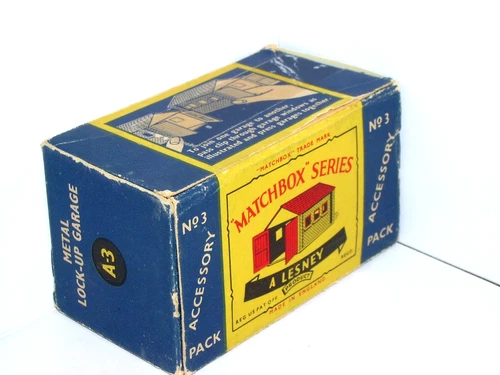 Reconstructed Accessory Pack C type Box for Matchbox Lesney A-3-A Lock up Garage