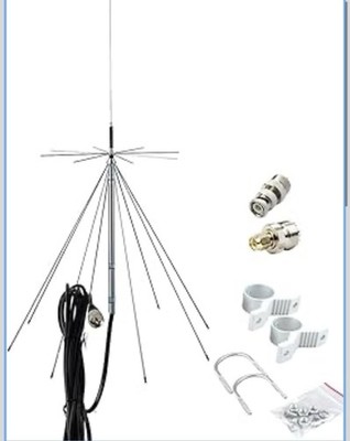 Discone Antennas D3000/ Scanner Antenna/CB UHF VHF Antennas 25-3000MHz for Sc...