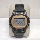 Vintage Men's Timex Expedition Indiglo Digital Quartz Watch - Brown/Black