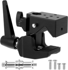 Universal Super Clamp 5/8 Inch Stud Camera Lighting Support Mount Photography HD