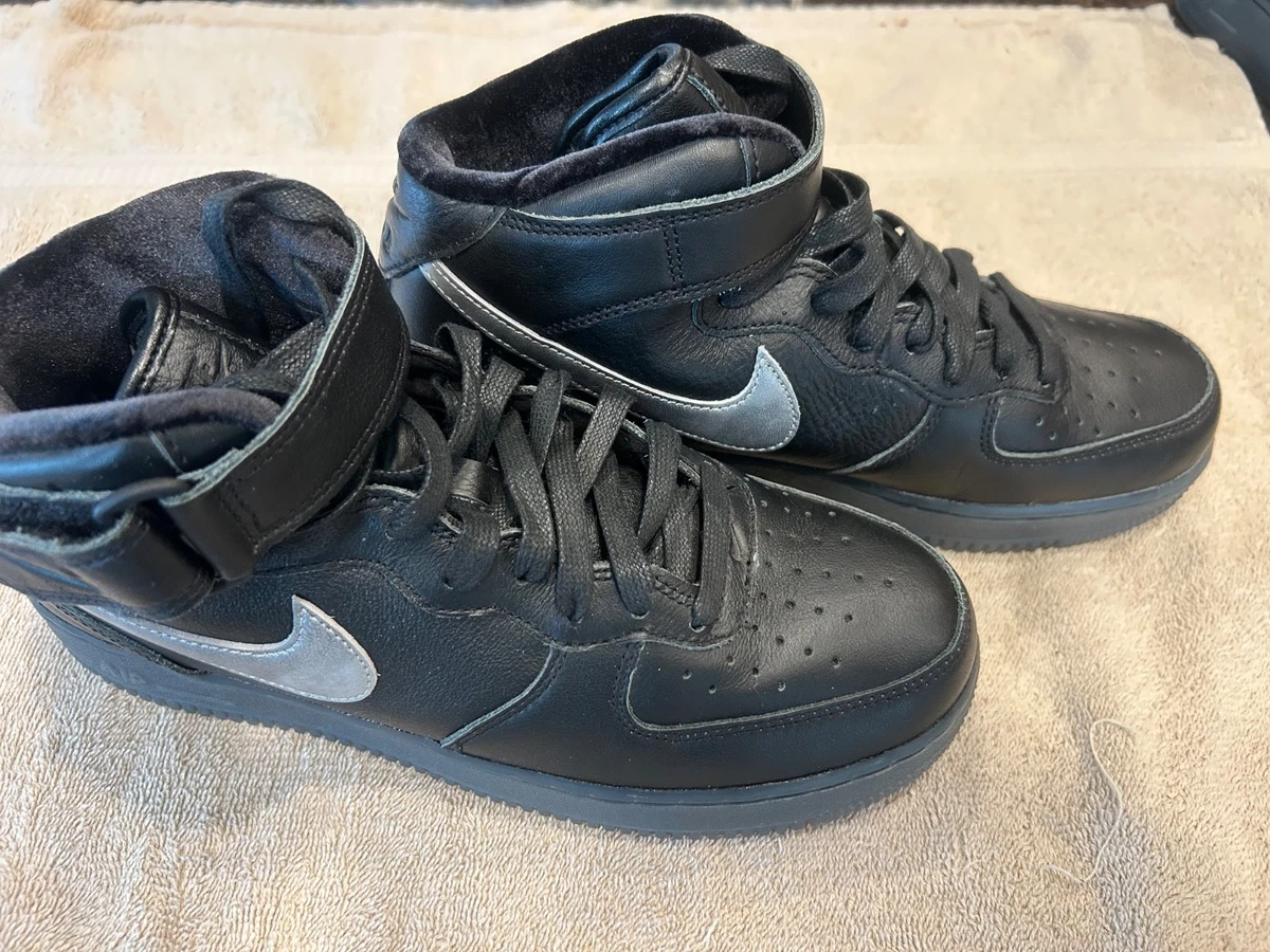 Nike Air Force 1 Premium Mid Black for Sale | Authenticity