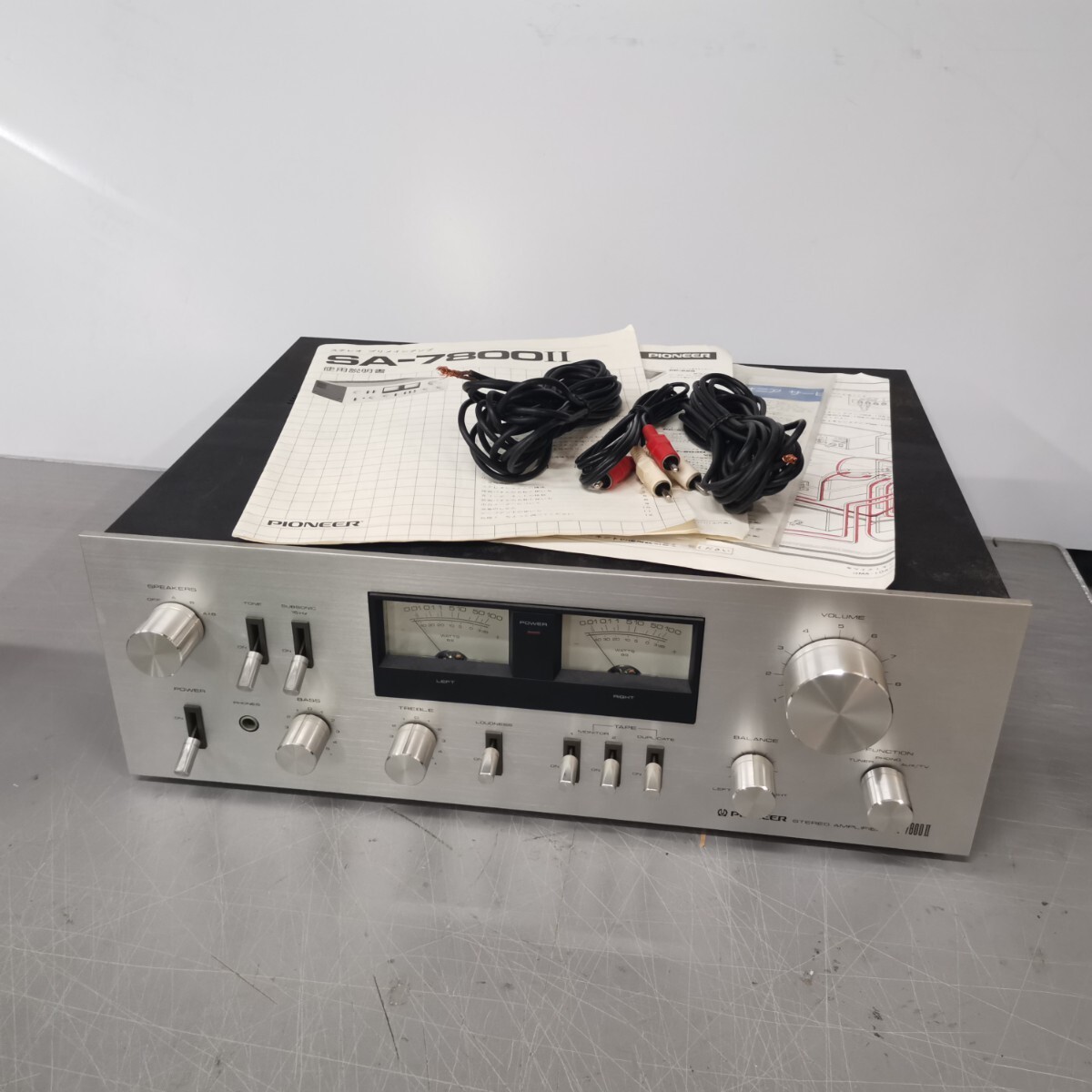 PIONEER SA-7800Ⅱ STEREO AMPLIFIER Pioneer SA-7800 II Stereo Integrated Amplifier Amp Power