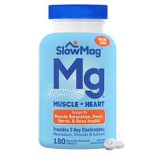SlowMag Muscle  Heart Magnesium Chloride with Calcium Supplement to Support ...