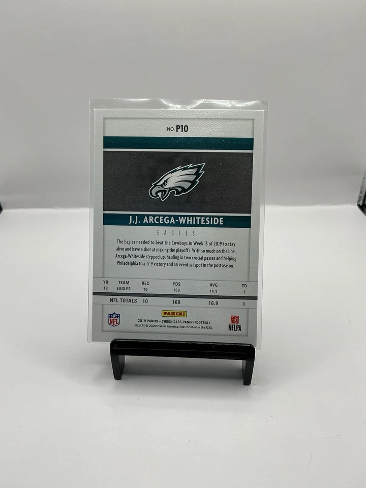 2019 Panini Chronicles - Panini J.J. Arcega-Whiteside #P10 (RC) - Image 3 of 3