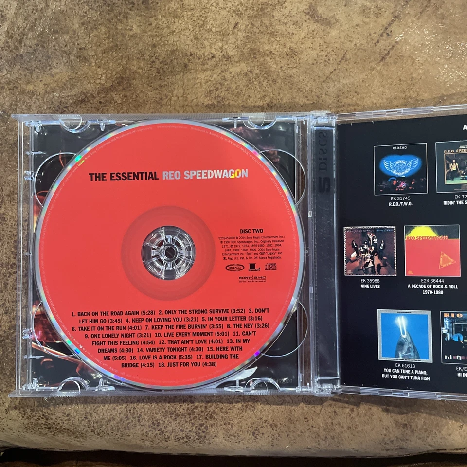 REO SPEEDWAGON (2 CD) THE ESSENTIAL ~ KEVIN CRONIN NEW/MINT - Image 3 of 4