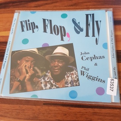 JOHN CEPHAS & PHIL WIGGINS flip flop & fly EX/VG+ (CD Album, Blues, Flying Fish)