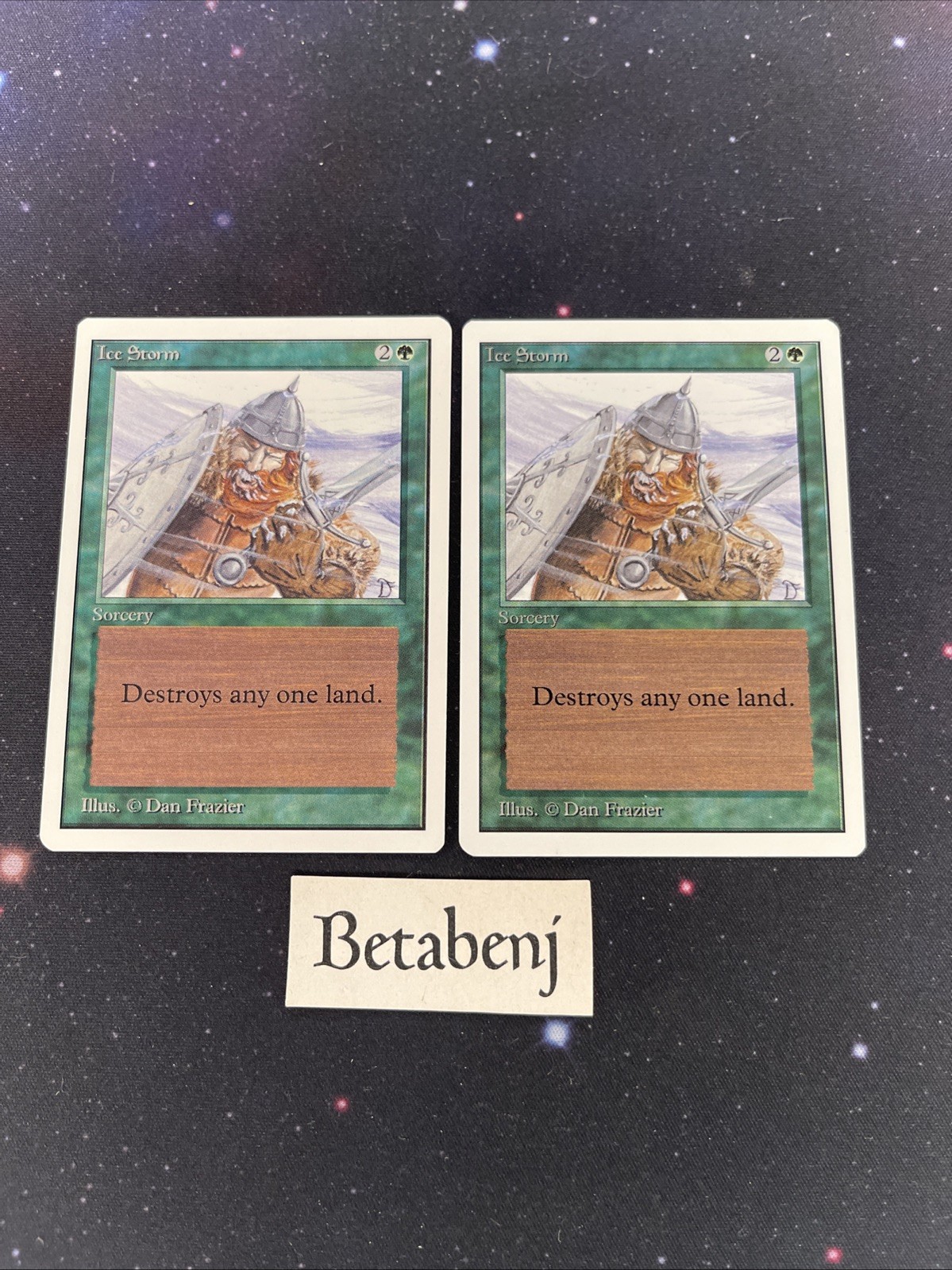 1x MTG Unlimited Ice Storm from Estate Collection