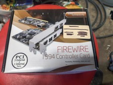 FireWire 1394 4 Port PCI Card (3 Ext/1 Int Po...