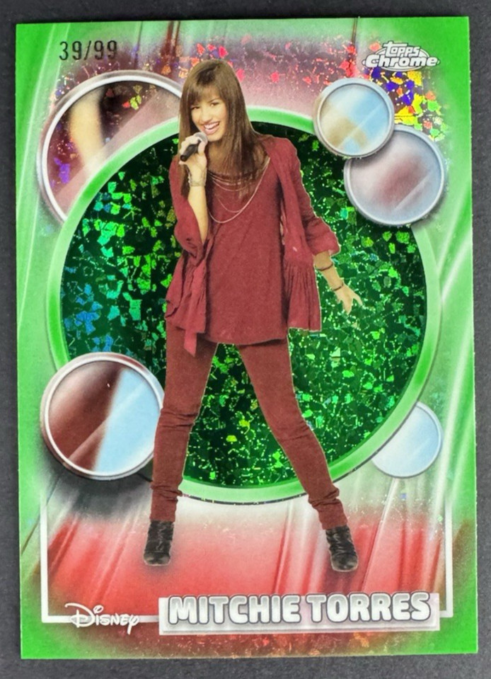 Mitchie Torres - Green Mini Diamond Refractor /99 - 2026 Topps Chrome Disney