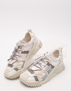 RRP€325 DOLCE & GABBANA Kids Sneakers US2.5 EU34 UK2 Contrast Leather