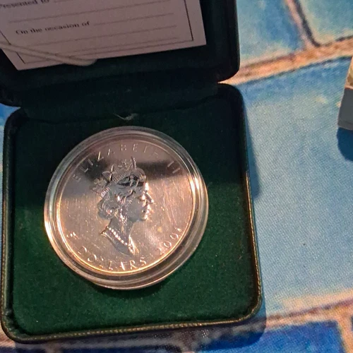 2004 Canadian Silver Maple Leaf 1 oz — photo from the most recent tracked eBay sale