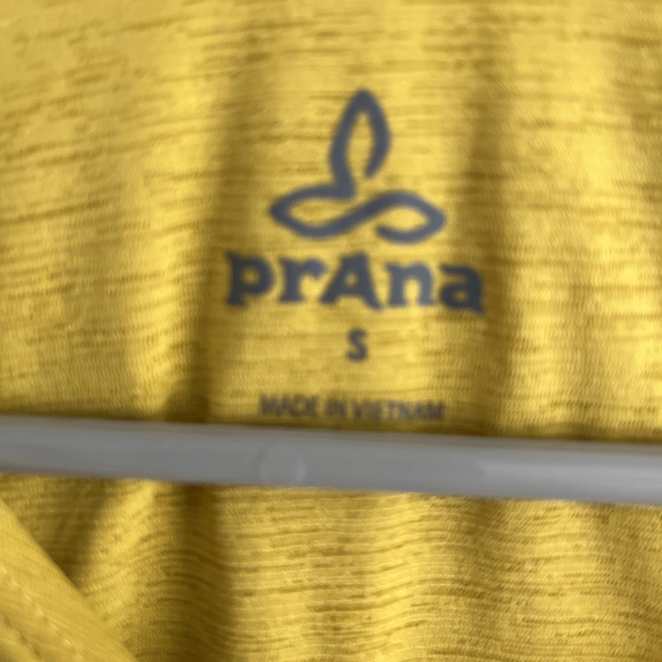 Camiseta sin mangas amarilla de entrenamiento prAna para mujer talla S muy transpirable Foto 2 de 4