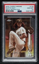2020 Topps Chrome Sepia Refractor Dustin May #176 PSA 10 GEM MT vc5