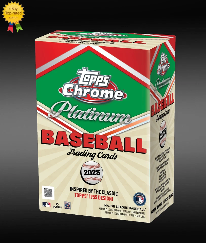 Lot of (5) - 2025 Topps Chrome Platinum Anniversary 55 Blaster Boxes -