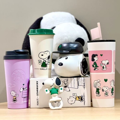 Adorable SNOOPY Cup Mug and Tumbler Bag Set from Starbucks China Brand New - Picture 2 of 86