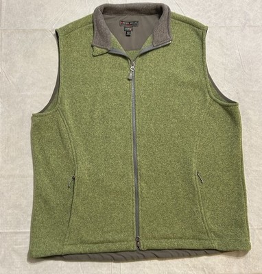 Peter Millar Vest Warmth Element E4 Green Zip Golf Casual Mens XXL