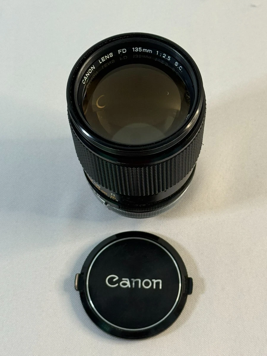 Canon FD Camera Lenses 135mm Focal f/2.5 Maximum Aperture for sale