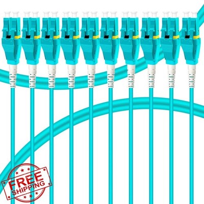 Bangun LC OM3 Fiber Patch Cable 10m 10 Pack