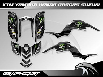 YAMAHA RAPTOR 660 660R FULL GRAPHICS DECALS STICKERS KIT ATV