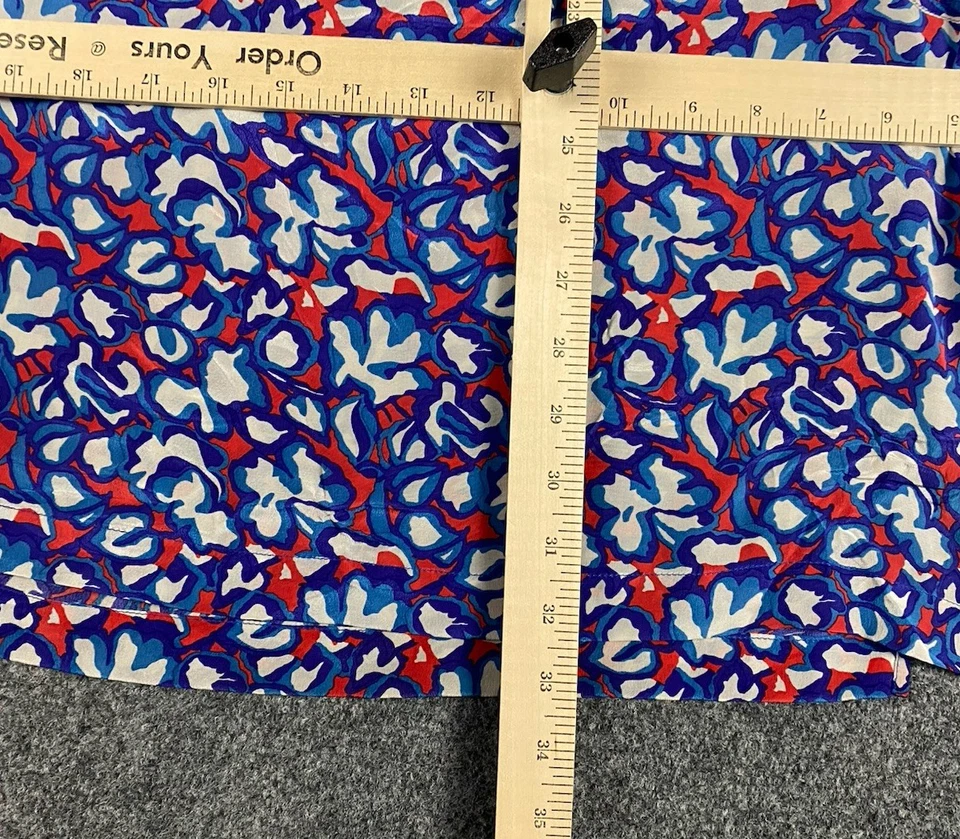 Платье цельнокроеное женское Tucker 100% шелк передние карманы с длинным рукавом размер маленький - Изображение 3 из 4